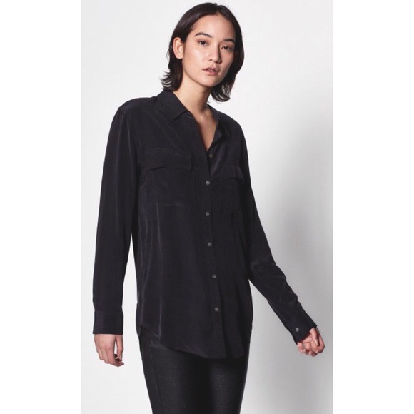 Equipment Tops - Equipment Femme Slim Signature Silk Blouse